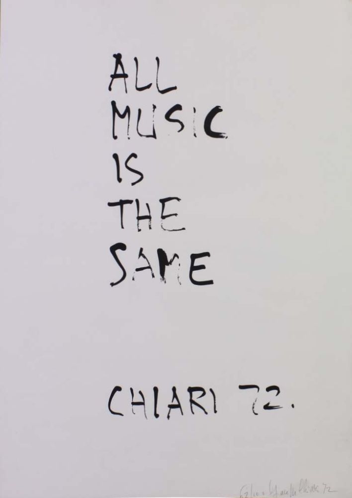 リトグラフ Chiari - ALL MUSIC IS THE SAME
