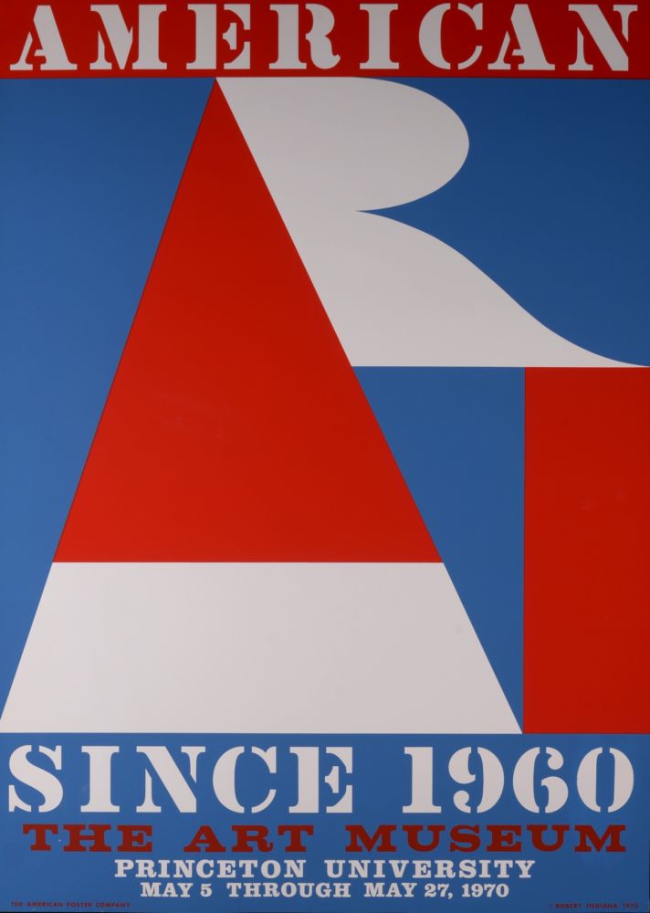 シルクスクリーン Indiana - American Art Since 1960, The Art Museum, 1970