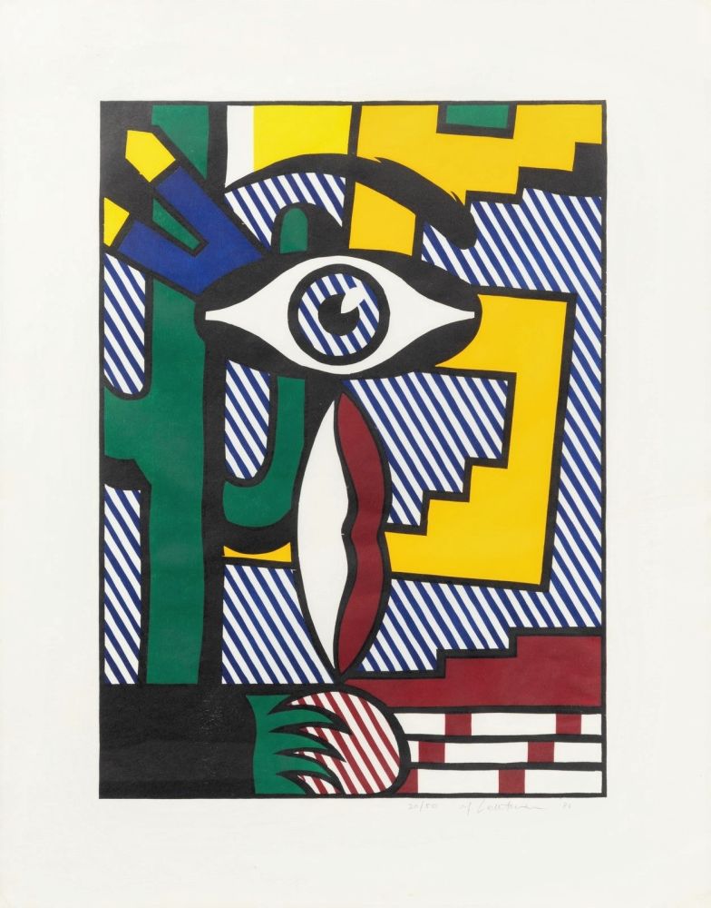 木版 Lichtenstein - American Indian Theme III