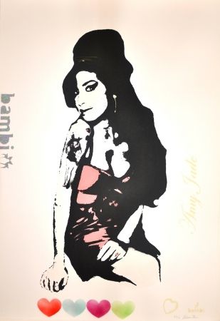 多数の Bambi -  Amy (Winehouse) Red Unique with Diamond Dust