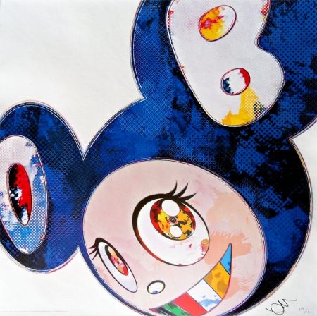 リトグラフ Murakami - And Then x6 Blue