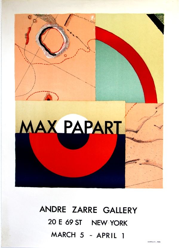 リトグラフ Papart - Andre Zarrze  Gallery New York 