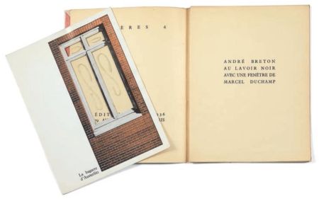 挿絵入り本 Duchamp - André Breton: AU LAVOIR NOIR. AVEC UNE FENÊTRE DE MARCEL DUCHAMP (1936).