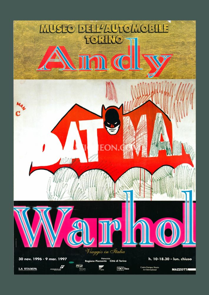 リトグラフ Warhol - Andy Warhol: 'Batman Dracula' 1997 Offset-lithograph