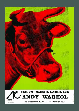 リトグラフ Warhol - Andy Warhol: 'Cow Wallpaper (Green)' 1970 Offset-lithograph