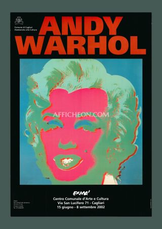 リトグラフ Warhol - Andy Warhol: 'Marilyn (Black/Violet)' 2002 Offset-lithograph