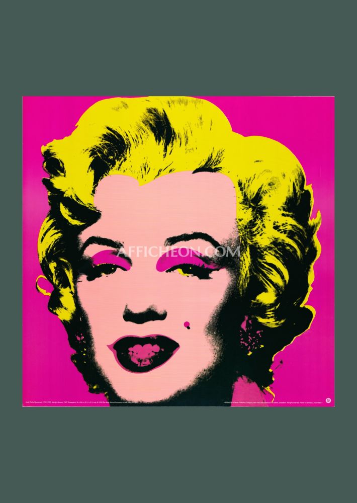 リトグラフ Warhol - Andy Warhol: 'Marilyn (Pink)' 1993 Offset-lithograph