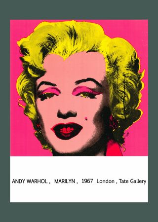 リトグラフ Warhol - Andy Warhol: 'Marilyn (Tate Gallery)' 1987 Offset-lithograph (Hand-signed)