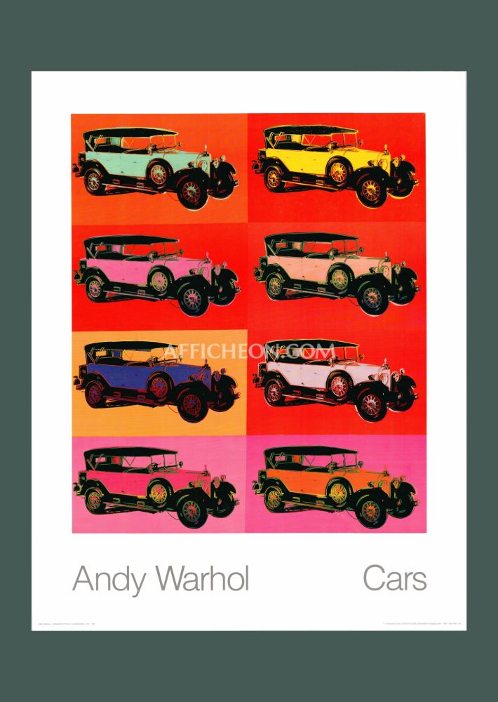 リトグラフ Warhol - Andy Warhol: 'Mercedes-Benz Typ 400 Tourenwagen' 1988 Offset-lithograph 
