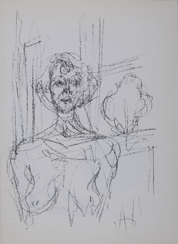 リトグラフ Giacometti - Anette, 1965