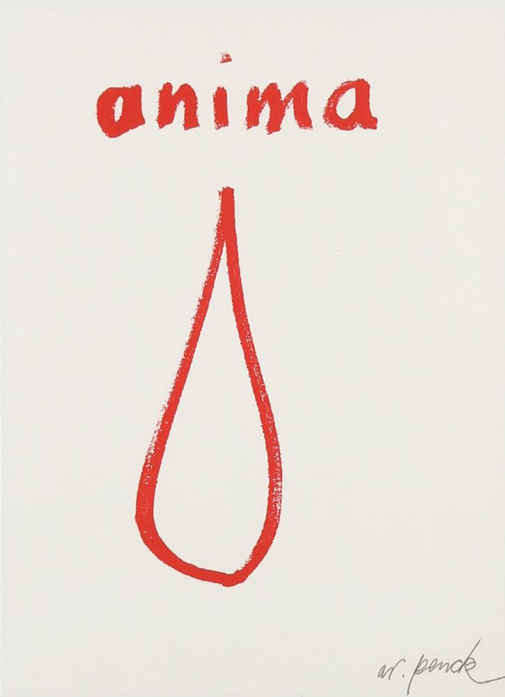 リトグラフ Penck - Anima