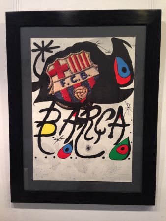 リトグラフ Miró - ANIVERSARIO F.C. BARCELONA 