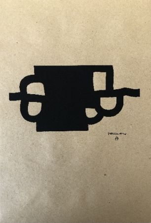 シルクスクリーン Chillida - Antzo II