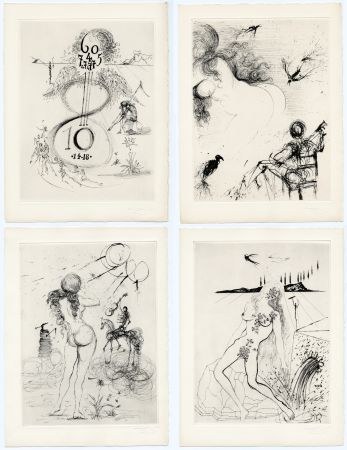 挿絵入り本 Dali - Apollinaire : POÈMES SECRETS. Avec 18 gravures originales de Salvador Dali (1967)