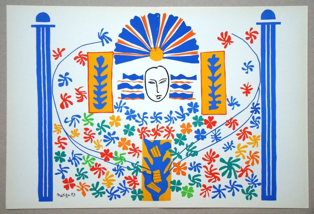 リトグラフ Matisse (After) - Apollon