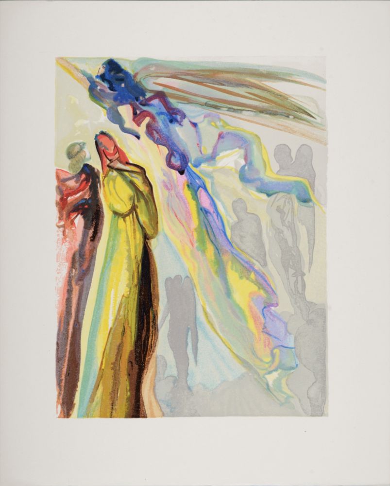 木版 Dali - Apparition de l'ancêtre, 1963