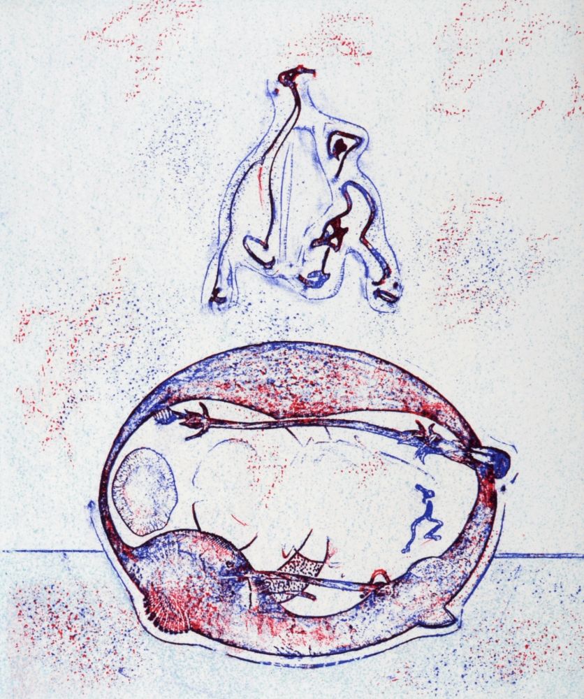 リトグラフ Ernst - Après moi le XXème siècle, 1971