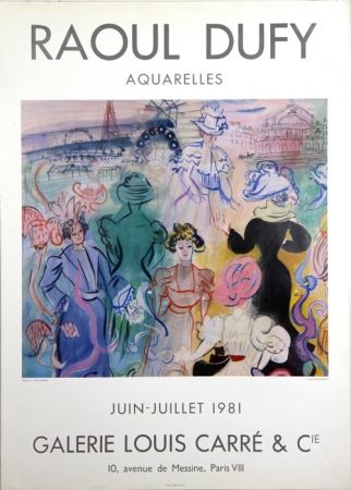 オフセット Dufy -   Aquarelles  Galerie Louise Carré