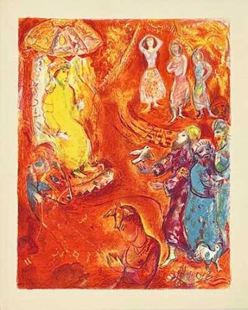 リトグラフ Chagall - Arabian nights