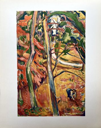 ステンシル Friesz - ARBRES, AUTOMNE À HONFLEUR (1906)