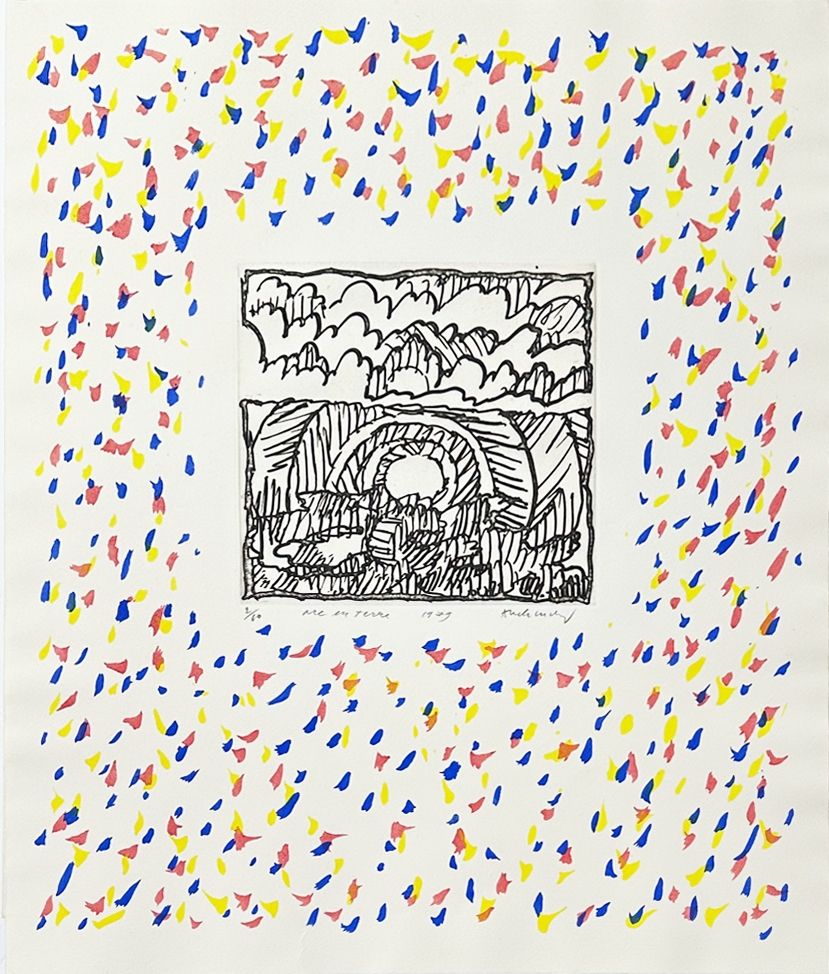 彫版 Alechinsky - Arc en terre