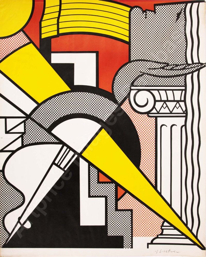 オフセット Lichtenstein - Arrow and Column