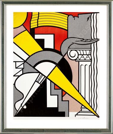 オフセット Lichtenstein - Arrow and Column, 1967