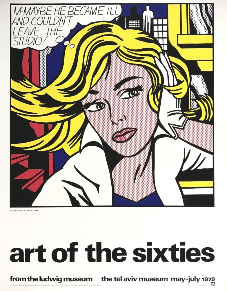 シルクスクリーン Lichtenstein - Art of the Sixties