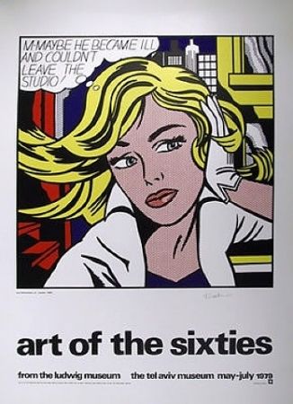 シルクスクリーン Lichtenstein - Art of the Sixties, from the Ludwig Museum, the Tel Aviv Museum, May to July 1979