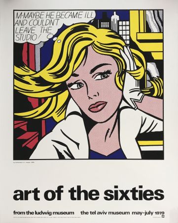 シルクスクリーン Lichtenstein - Art of the Sixties 'M-Maybe'