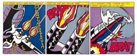 リトグラフ Lichtenstein - As I opened fire