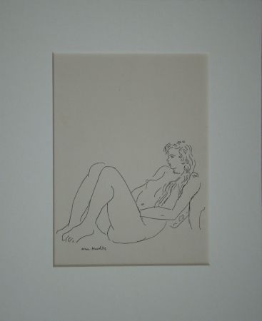 リトグラフ Matisse - Assis nu