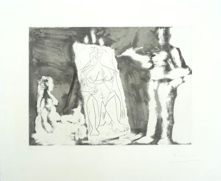 リトグラフ Picasso - Atelier