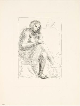 彫版 Picasso - Au bain (Suite Vollard 3)