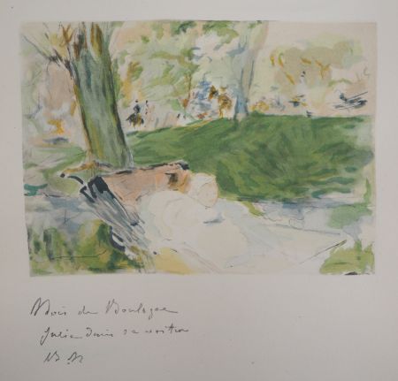 リトグラフ Morisot - Au Bois de Boulogne