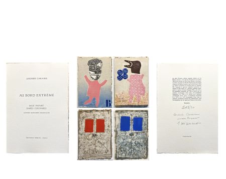 挿絵入り本 Papart - AU BORD EXTRÊME. Quatre gravures signées de Max Papart et James Coignard (1983)