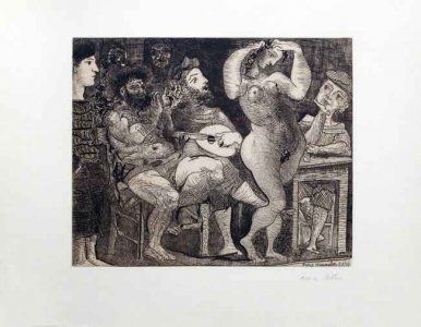 エッチング Picasso - AU CABARET