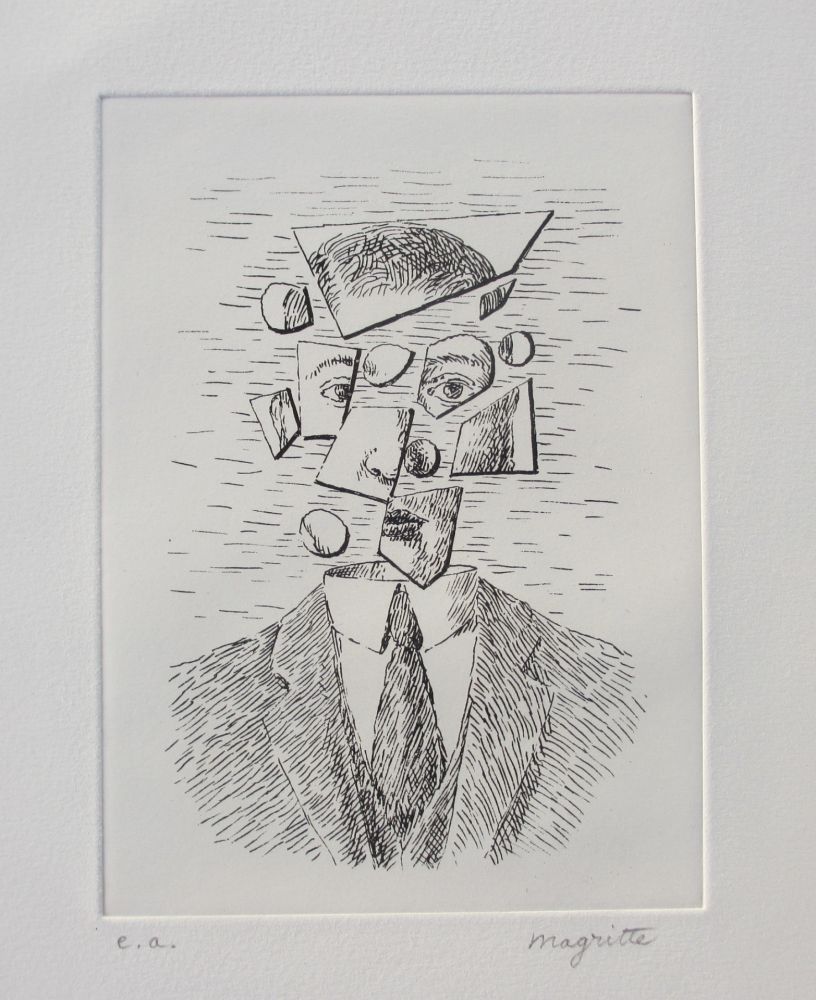 エッチング Magritte - Aube à l'Antipode
