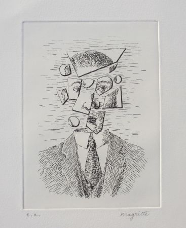エッチング Magritte - Aube à l'Antipode