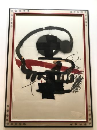 リトグラフ Tàpies - Ausstellung Tàpies - Milano
