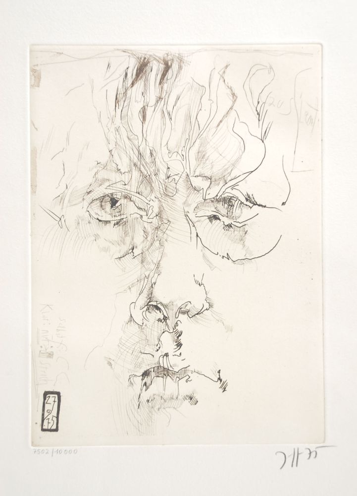 エッチング Janssen - Autoportrait