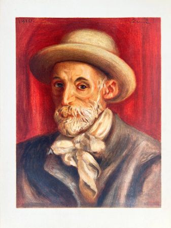 リトグラフ Renoir - Autoportrait
