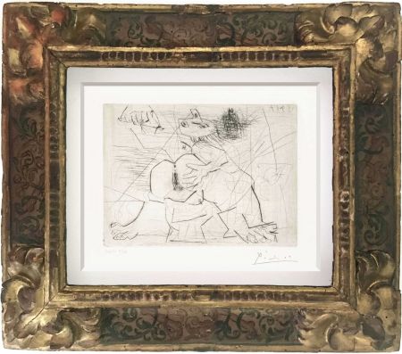 彫版 Picasso - Aux quatre coins de la pièce, from Hommage à Roger Lacourière