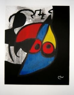リトグラフ Miró - Avant la lettre