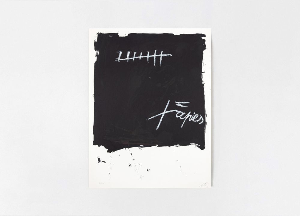 リトグラフ Tàpies - AVL 110 