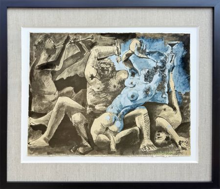リトグラフ Picasso - Bacchanale