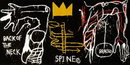 シルクスクリーン Basquiat - Back of the Neck