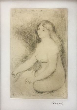 彫版 Renoir - BAIGNEUSE ASSISE (D., S. 11)
