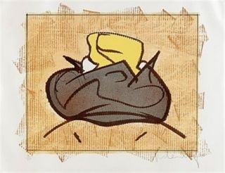 リトグラフ Oldenburg - Baked potatoe with butter