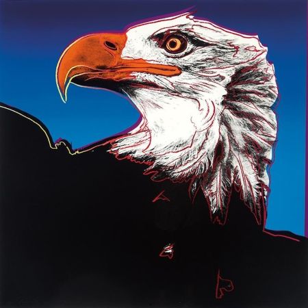 シルクスクリーン Warhol - Bald Eagle